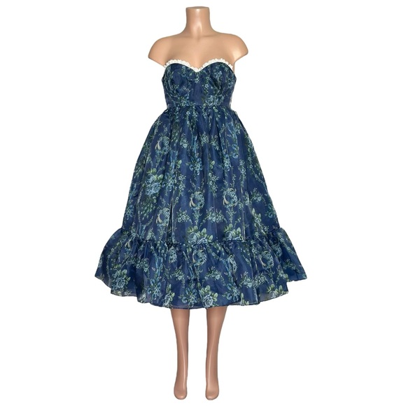 SELKIE The French Puff Corset Dress, Cassiopeia, Small - Picture 9 of 14